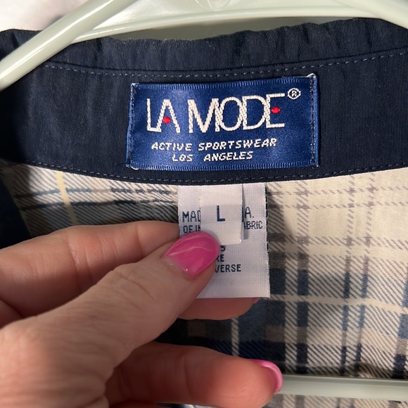 Vintage LA Mode Zip Up windbreaker - Picture 3 of 7